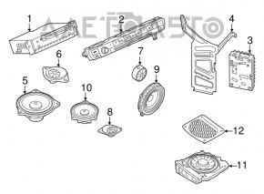 Difuzorul din spate dreapta pentru Mini Cooper Countryman R60 10-16