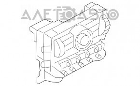 Controlul climatizării Mini Cooper Countryman R60 10-16 manual, defect de reglare.