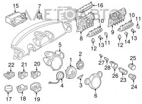 Controlul climatizării Mini Cooper Countryman R60 10-16 manual, defect de reglare.