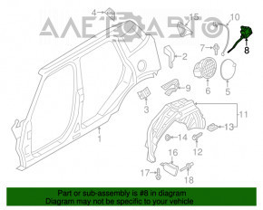 Blocare capac rezervor Mini Cooper Countryman R60 10-16