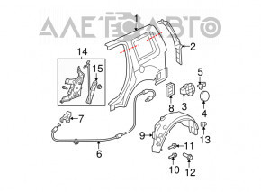 Grila de ventilatie dreapta Acura ILX 13-