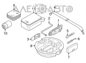 Clește de remorcare Mini Cooper Countryman R60 10-16