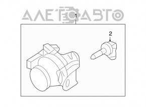 Farul de ceață dreapta pentru Ford Flex 09-19