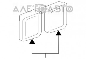 Grila de ventilatie stanga Infiniti Q50 14-