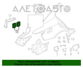 Grila de ventilatie stanga Infiniti Q50 14-