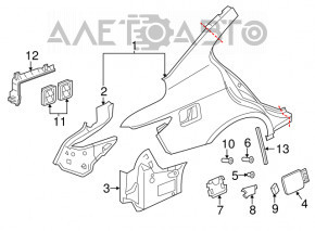 Grila de ventilatie stanga Infiniti Q50 14-