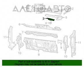 Suportul de bara fata stanga pentru Jeep Renegade 15-18, model nou, neoriginal.