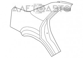 Aripa spate dreapta Chrysler 300 11-