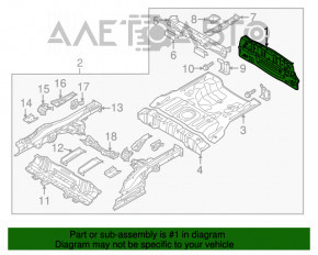 Задняя панель Kia Soul 14-19