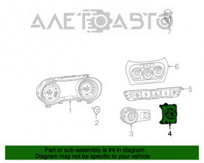 Blocare de aprindere Jeep Cherokee KL 14-15