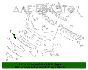 Capacul farului stâng Nissan Rogue 17- OEM nou original