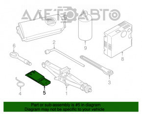 Противооткат колеса упор Mini Cooper Countryman R60 10-16