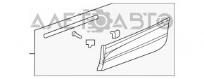 Накладка двери нижняя задняя правая Honda CRV 17-22 царапины