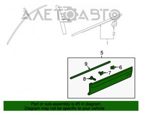 Capac usa fata stanga inferioara Honda CRV 17-22