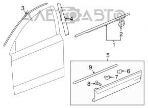 Capac usa fata stanga inferioara Honda CRV 17-22