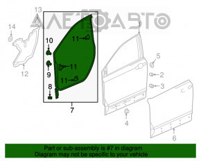 Garnitură ușă față stânga Honda CRV 17-22