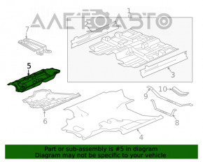 Protecție pentru podea dreapta Honda CRV 17-19 AWD