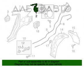 Lampa spate stânga a stopului Hyundai Elantra AD 17-20, nou, original