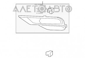 Garnitura dreapta a panoului de bord pentru Honda CRV 15-16, nou, original OEM