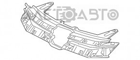 Основание решетки радиатора grill Honda CRV 15-16 рест новый OEM оригинал