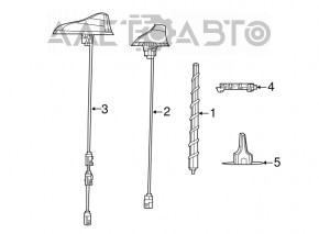 Modul antenă Jeep Compass 17-