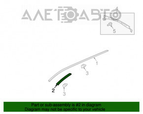 Capota dreapta fata pentru Acura MDX 14-20