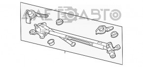 Trapezul de curățare a parbrizului cu motor pentru Acura MDX 14-20.