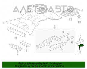 Mecanismul de prindere a roții de rezervă pentru Acura MDX 14-20