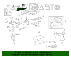 Capacul central frontal VVB pentru Toyota Camry V40 hibrid.