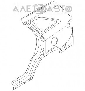 Aripa spate dreapta Kia Sorento 16-20.