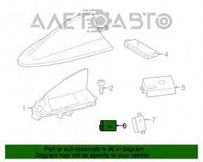 Aerial antenna amplifier BMW 3 F30 12-18