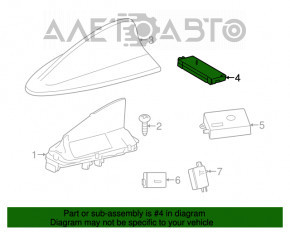 Antenna Control Module BMW 3 F30 12-18