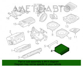 CD Changer BMW 5 F10 09-17