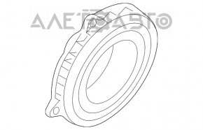 Difuzor ușă spate dreapta BMW X1 F48 16-22 Harman Kardon