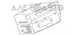 Radio-casetofon BMW 3 F30 12-16 cu navigație.