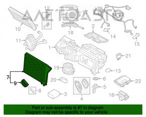 Evaporator BMW 3 F30 12-18