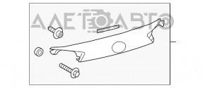 Молдинг крышки багажника верхний Toyota Rav4 13-15