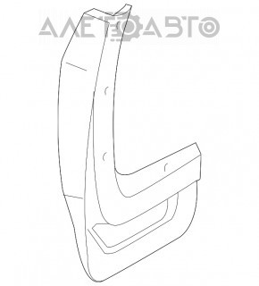 Bara de noroi spate stânga pentru Toyota Highlander 14-19, nou, neoriginal.