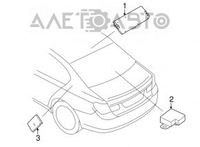 Modul antenă X5 X6 E70 E71 07-13