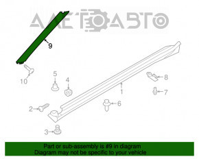 Capacul amortizorului frontal dreapta exterioara Nissan Maxima A36 16-