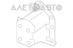 Grila amplificatorului de bara fata dreapta Nissan Altima 13-18 noua originala OEM