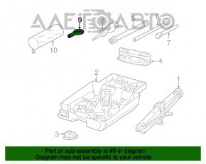 Clește de remorcare Fiat 500L 14-