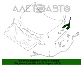 Capota stângă Nissan Maxima A36 16- nouă originală OEM