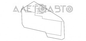 Absorbantul de șocuri din față stânga pentru Mitsubishi Outlander Sport ASX 11-15, nou, original OEM.