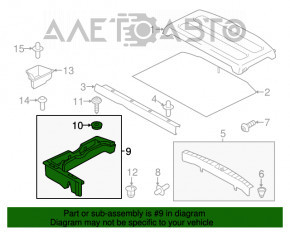 Spumă de polistiren stânga Mitsubishi Outlander Sport ASX 10-