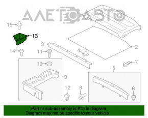 Spumă de polistiren dreapta Mitsubishi Outlander Sport ASX 10-