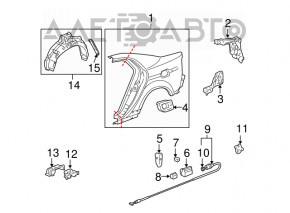 Grila de ventilatie stanga Honda HR-V 16-22