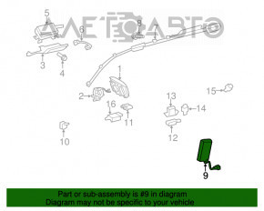 Подушка безопасности airbag сидения правого Toyota Highlander 08-13