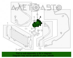 Compresorul de aer condiționat pentru Subaru Legacy 15-19 447280-9710