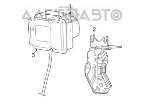 Suport ABS pentru Dodge Grand Caravan 11-20